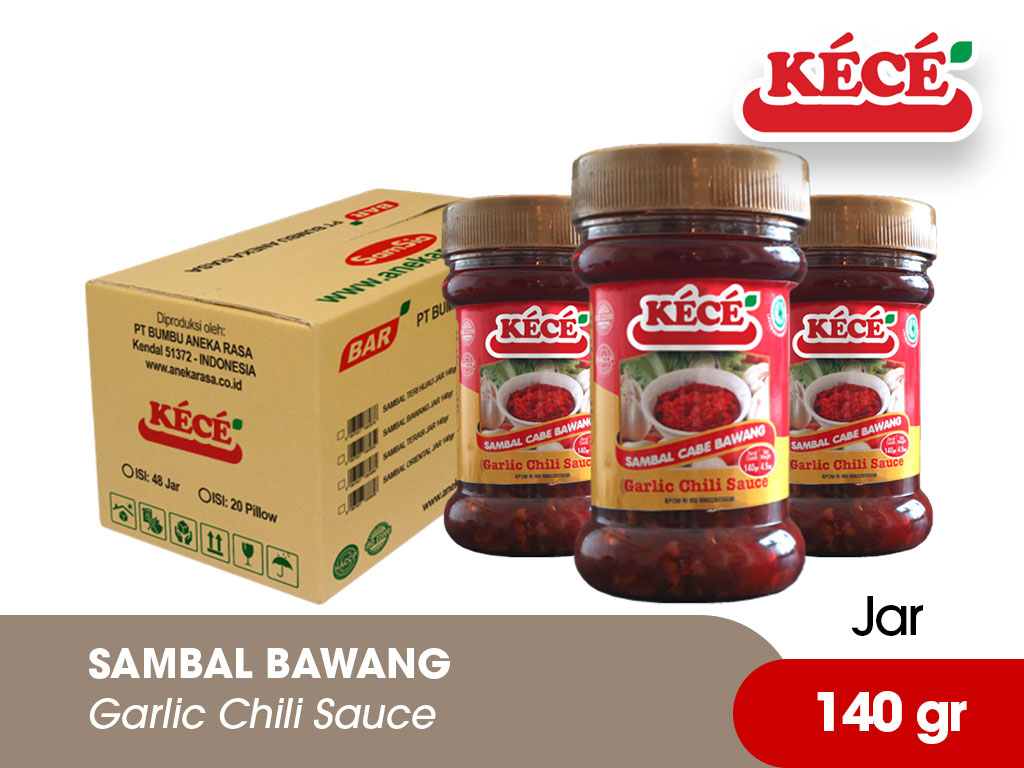 Sambal Bawang KECE Jar 140 gr